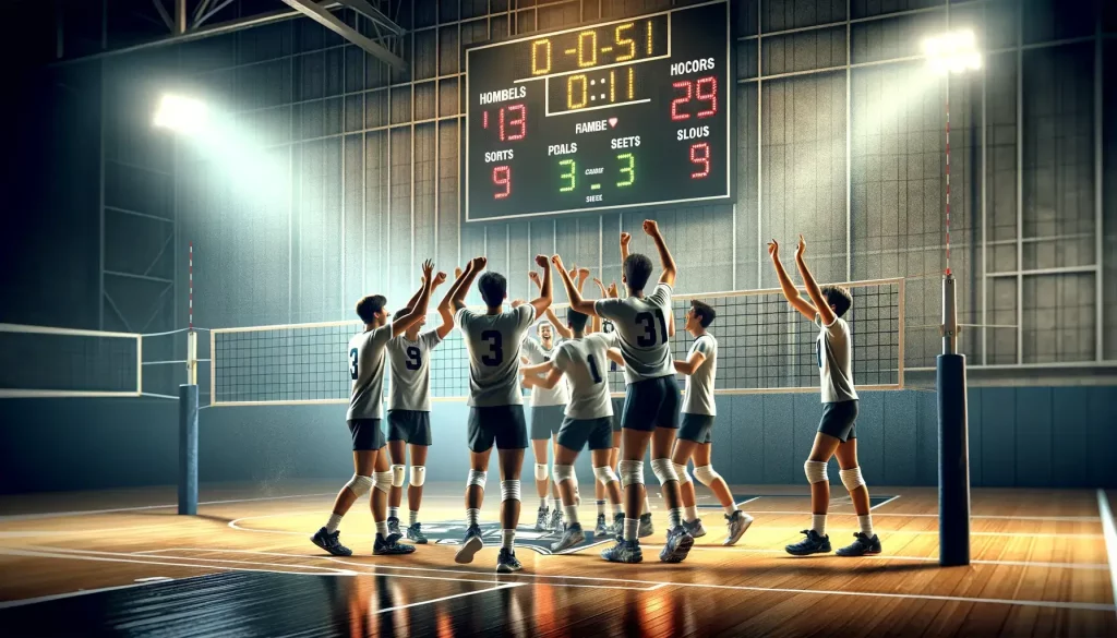 Scoring and Winning Through Number of Sets in a Volleyball Game