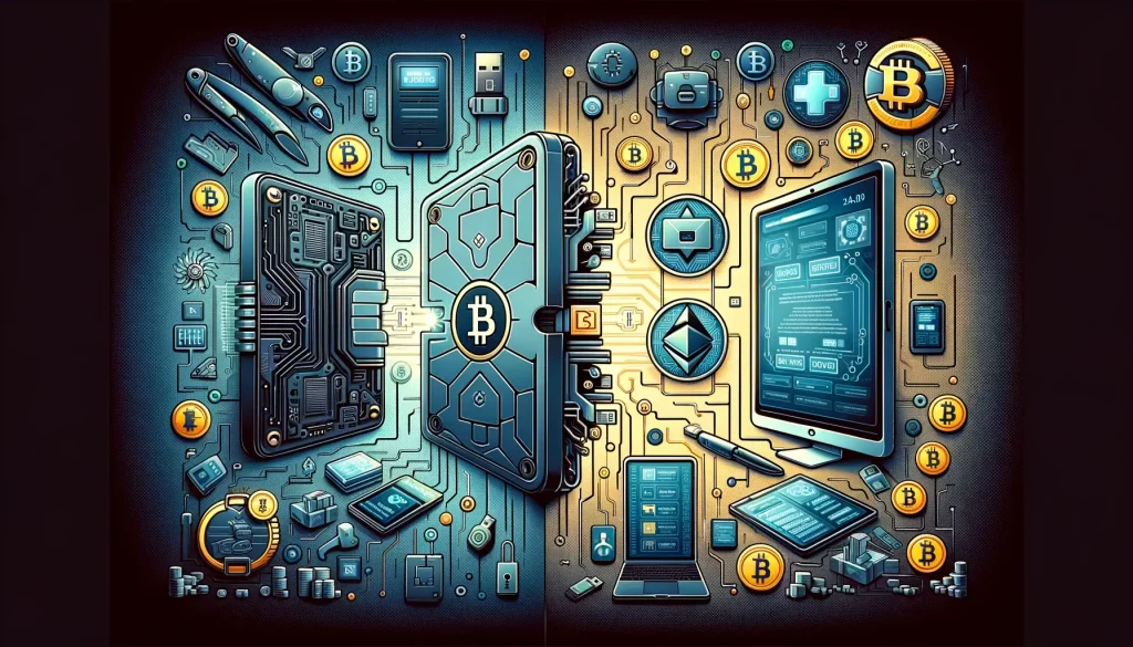 hardware and software crypto wallets